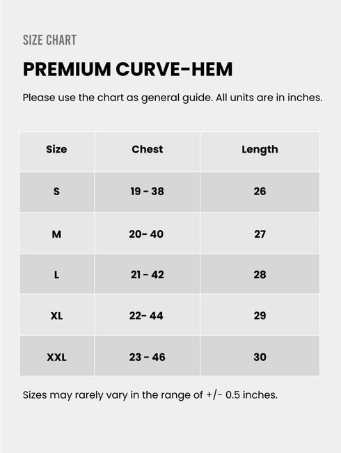 Lux Curve Hem Slate